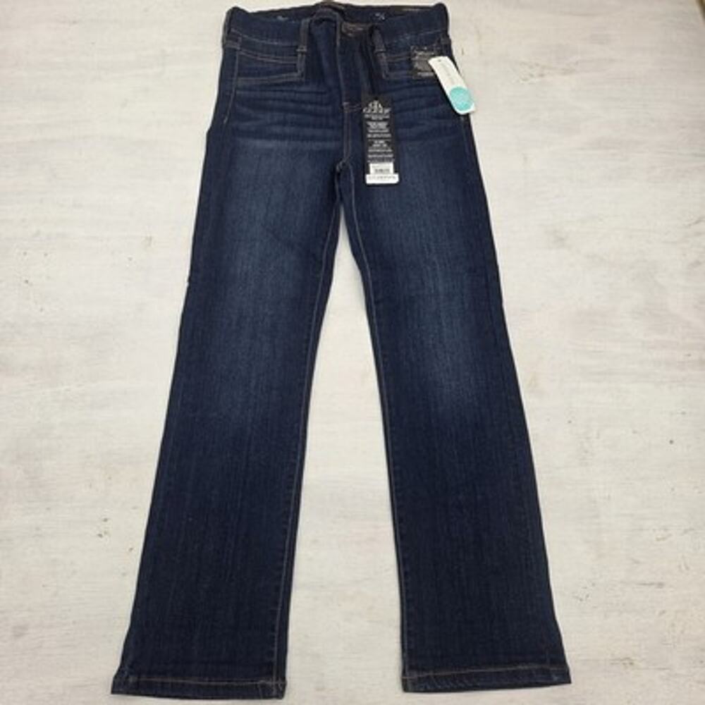 NWT LIVERPOOL 4/27 Jeans Gia Glider Revolutionary Pull-On Straight Blue